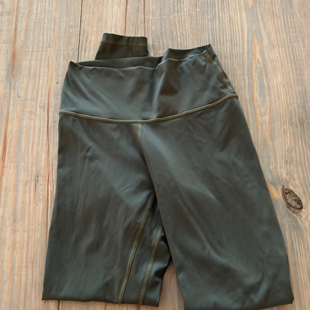 Colorful koala size medium army green leggings